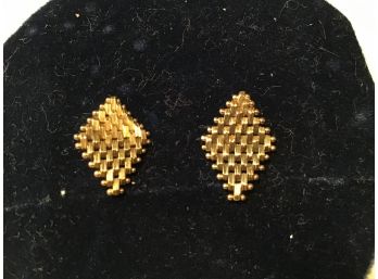 14K Gold Ear Rings