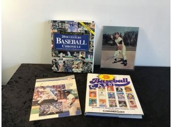 Signed Phil Rizzuto Photo With Authenticity And Baseball Books