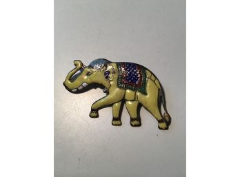 Sterling Vintage Elephant Pin