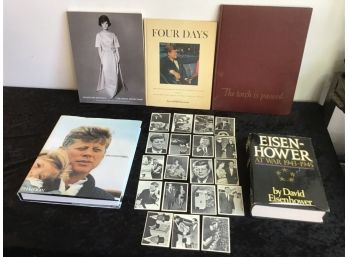 Kennedy, Eisen-hower Book Lot