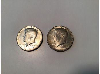 Silver Half Dollars  Set Of 2