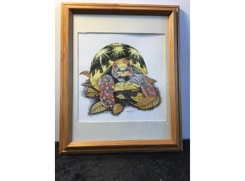 Signed Marty Capron Turtle Art