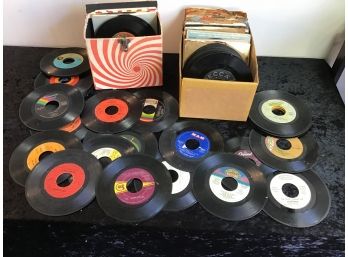 Huge Lot Of 45 Records