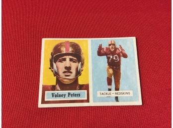 Volney Peters  Football Card