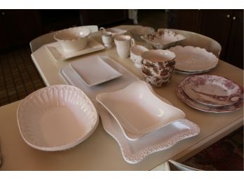 Assorted Dinnerware And Serving Dishes