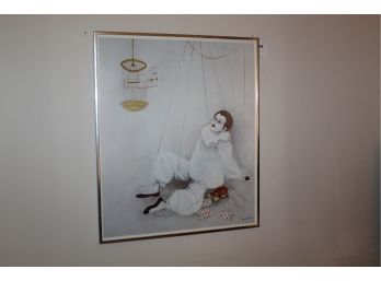 Margaret Kane Framed Print  Le Pierrot