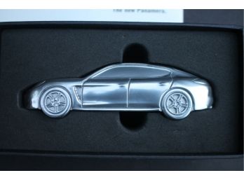 Rare Limited Edition PORSCHE PANAMERA TURBO Paperweight With Box & Book