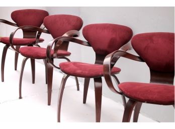 4 Very Rare  PRETZEL Chairs By PAUL GOLDMAN For PLYCRAFT, MID CENTURY MODERN MCM