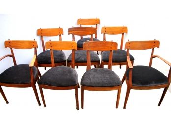 Set Of 8 KIPP STEWART Dining Chairs For DREXEL DIRECTIONAL MID CENTURY MODERN MCM