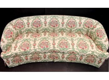Amazing Stylish Large 8' Upholstered Sofa In 'Josephin' Fabric By LORENZO RUBELLI