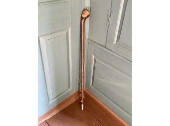 Wooden Hand Carved Walking Cane