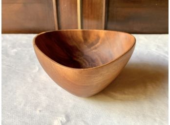 Stunning Hand Carved Acacia Wood Bowl