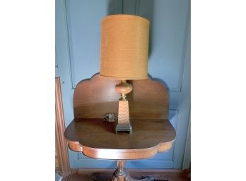 Vintage Wooden Table Lamp