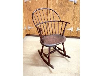 Antique Windsor Style Rocking Chair