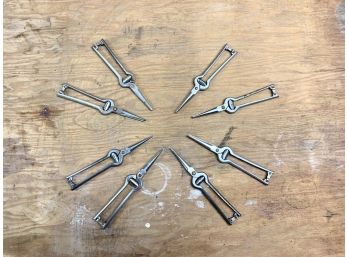 Lot Of Eight Flower Clippers