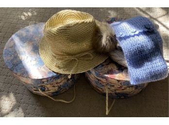 Hat Boxes And Hats