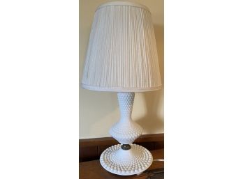 Milk Glass Lamp