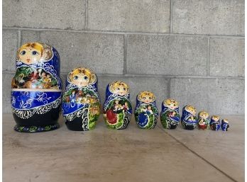 Hand Painted Nesting Dolls