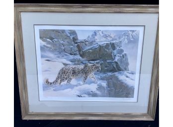 Leopard Lithograph Signed In Pencil By Donald Crant 137/950