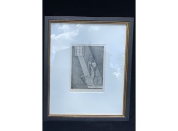 Rockwell Kent Singed Woodcut For 1936 Complete Works Of Shespeare