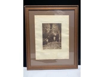 Framed 'Antelope Ruin- Canon Del Muerto' 1906 Photograph Print