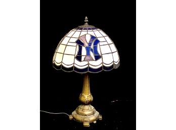 Tiffany Style New York Yankees Lamp