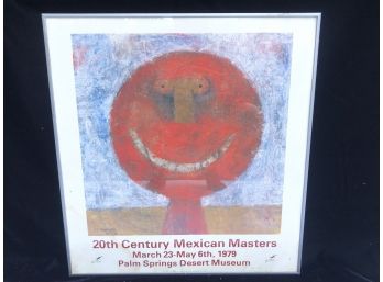 Framed 20th Century Mexican Masters Poster