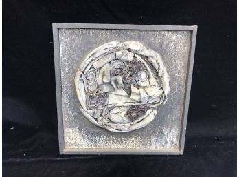 Framed Sculpture Marked '15 Voyage, Allen 67' On Back