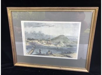 Framed Article Print From Harper's Weekly , Sept 1863. 'View Of The City Of Chattanooga, Tennessee