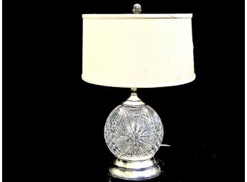 Waterford Crystal Lamp And Shade