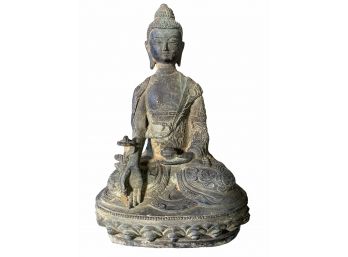 Antique Tibet Buddha Metal Statue