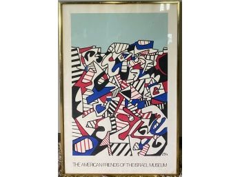 American Friends Of The Israel Museum, Framed Print, Jean Debuffet