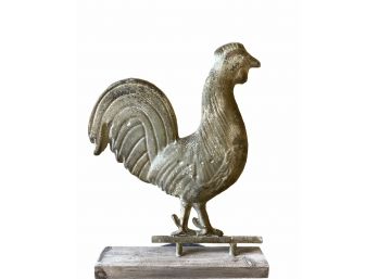 Rooster Weathervane Style Statue