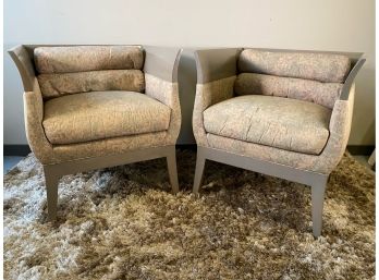 Pair Of Hollywood Regency Chalice Chairs