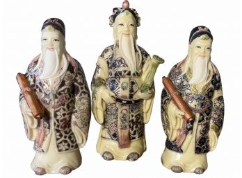 Three Wise Men, Signed, Carved Celluloid