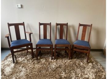 Early 1900's Limbert Chairs, One Arm Chair