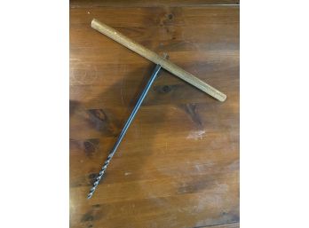 Wood 'T' Handle Bore Auger