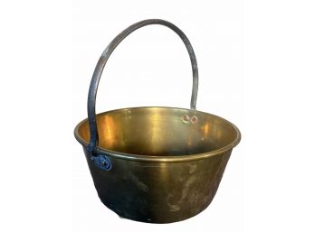 Antique Brass Kettle Bucket