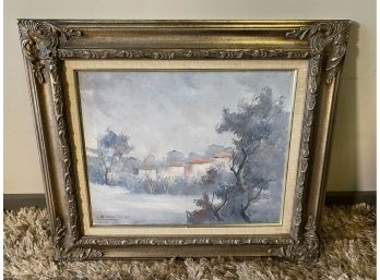 Framed Canvas, Signed, Demagistris 1985