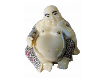 Thinking Buddha Box/Paper Weight Opens To  Additional Lovers Scene