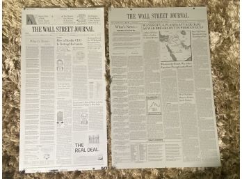 Metal Prints Of Wall Street Journal, 1/2/2007