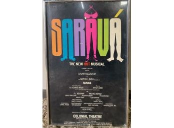 Framed Musical 'Saraua' Poster