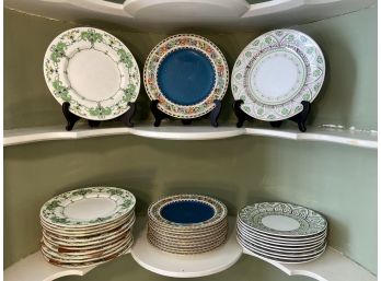 Wedgwood, Mintons And Other Beautiful Sets Of Small Plates