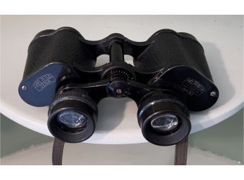 Vintage Carl Zeiss Jena 8 X 30 Deltrintem Binoculars