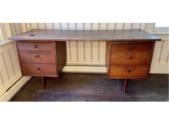 MCM Danish Floating Top Five Drawer Desk