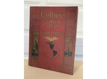 Vintage 1937 Colliers World Atlas And Gazetteer