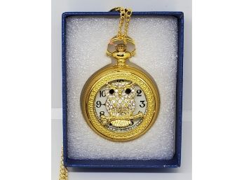 Awesome Strada Owl Pocket Watch