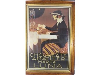 Chocolate Amattler Marca Luna Poster By Penagos- Framed