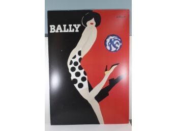 Bally Kick Poster - By Villemot 1980's