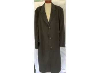 Halston Todays Man Vintage Wool Coat Size 50